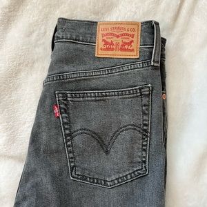 ACID BLACK WASH LEVIS SKINNY JEANS